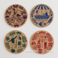 Eco friendly coasters non-slip insulated custom placemats